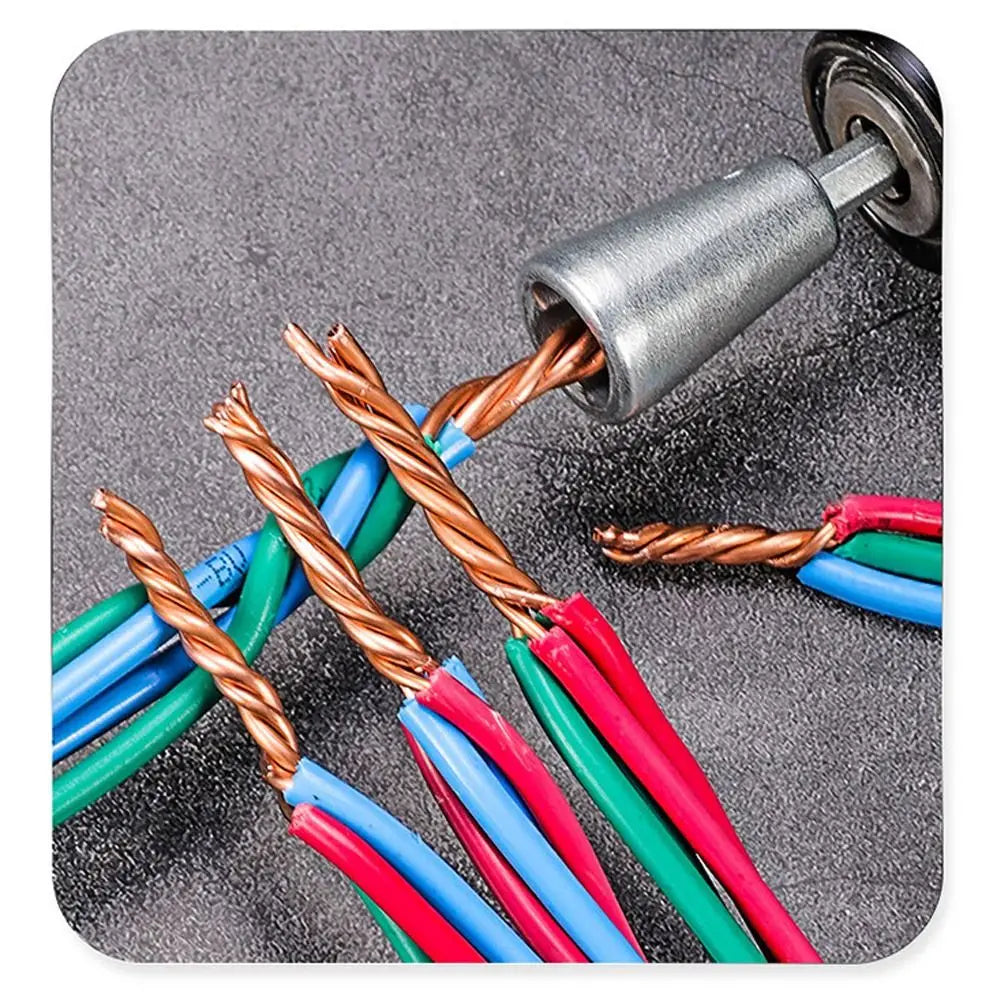 Wire Twisting Tools Handle Electrician Quickly Twister Twister Wire For Power Drill Drivers Twister Twisted Twist Cable Device