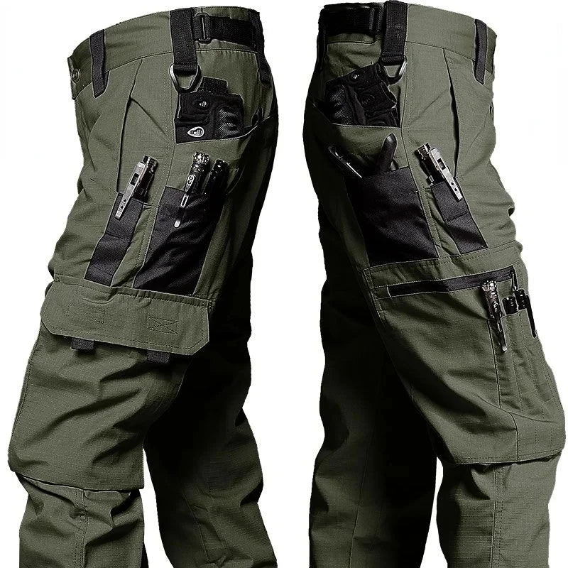 New Tactical Work Pants Men Outdoor Cargo Trousers Multi-pocket Waterproof Pant Autumn Spring Outdoor Workwear Hiking Trousers