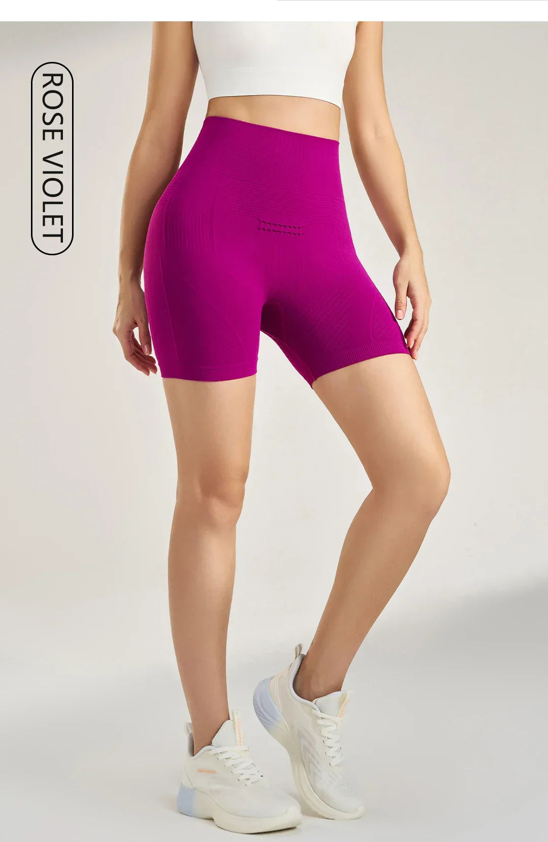 Sports Outdoor Yoga Pants Three Quarter Pants Shorts High Waist Peach Lift Hip Fitness Bottoms Women Leggings
