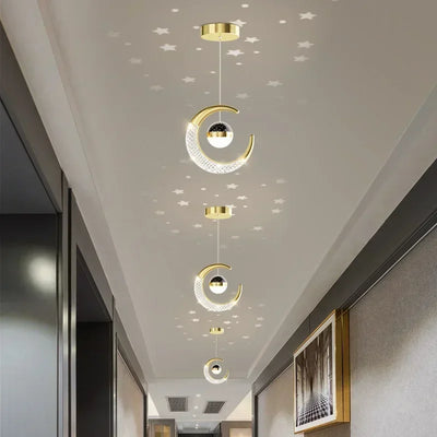 Home decor corridor ceiling light star chandelier modern living room bedroom bedside chandelier bar atmosphere decor chandelier