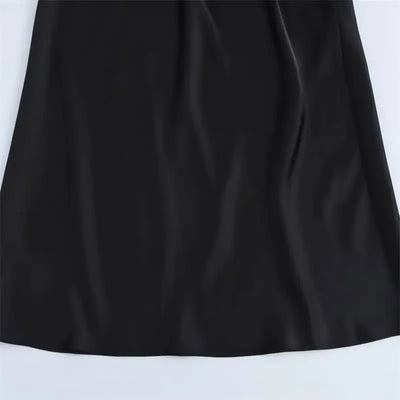 Women's 2025 New Dresses Summer Elegant Fashion Slim V-neck Street Holiday Long Dress Young Women Chic Comfortable Dress