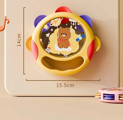 Baby toys, hand-held drums, percussion instruments, baby hand-held tambourines