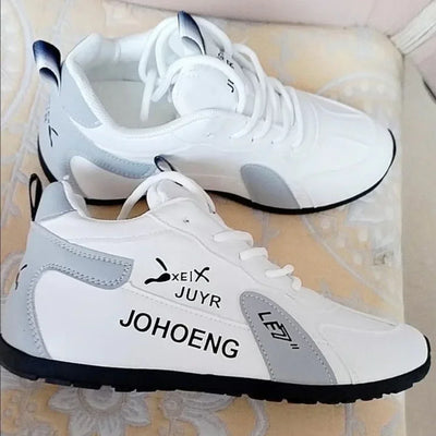 Women Sneakers Spring and Autumn New Breathable Lace Up Platform Sneakers Women Walking Designer Loafers Shoes Zapatos De Mujer