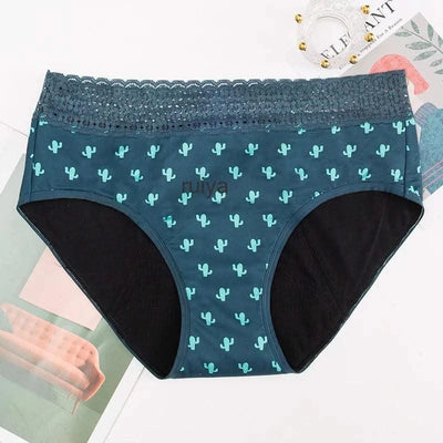 Women's Seamless Physiological Underwear 4-Layer Leak-Proof Menstrual Period Panties Breathable Antibacterial Menstrual Briefs