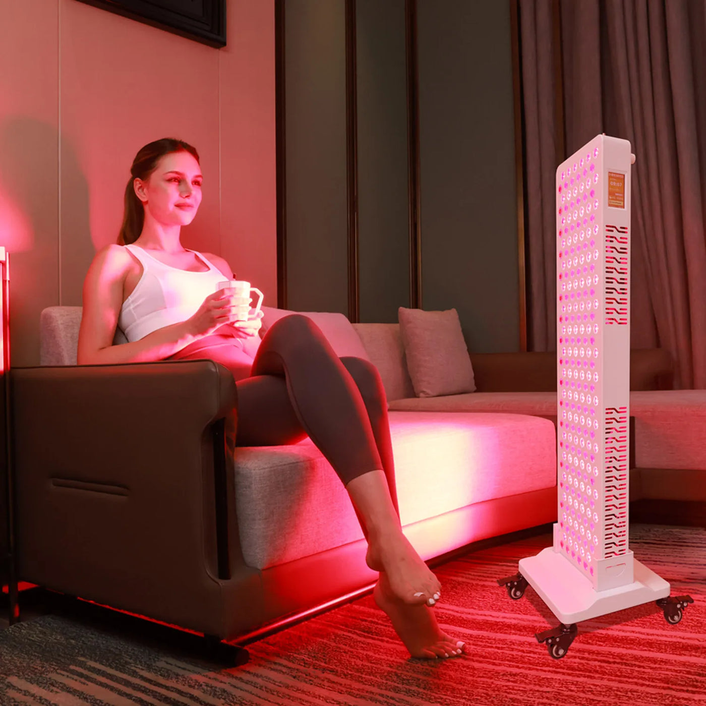 8Spectrum No blue light Near Infared Light Therapy Pain Relief RLpro300 Red Light Therapy Full Body  with stand