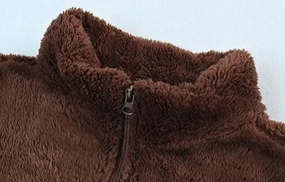 Fleeced Short Coats for Women  High Quality Casual