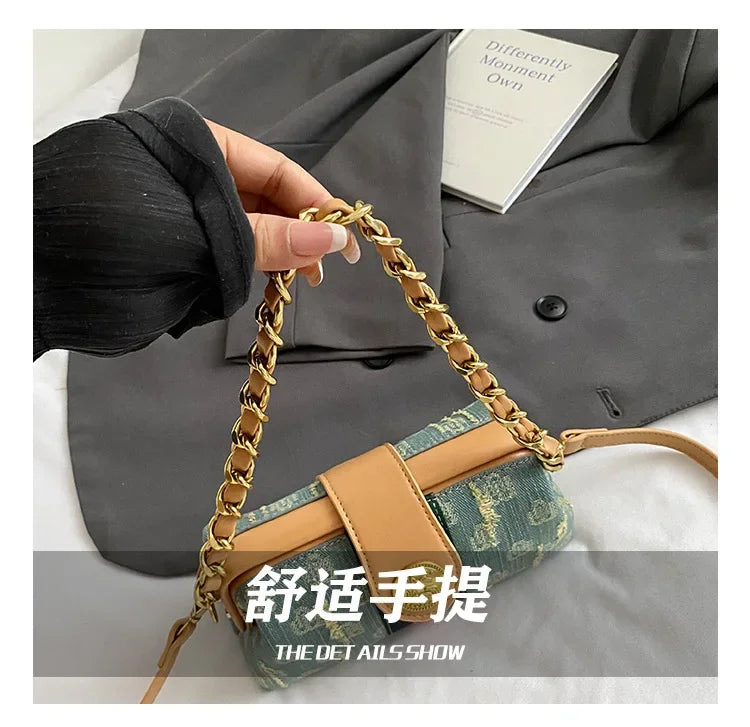 Luxury - Grade 2025 Women's Niche - Designed Cowboy - Cloth Bags - Fashion - Forward Crossbody, Shoulder & Under - Arm Bags