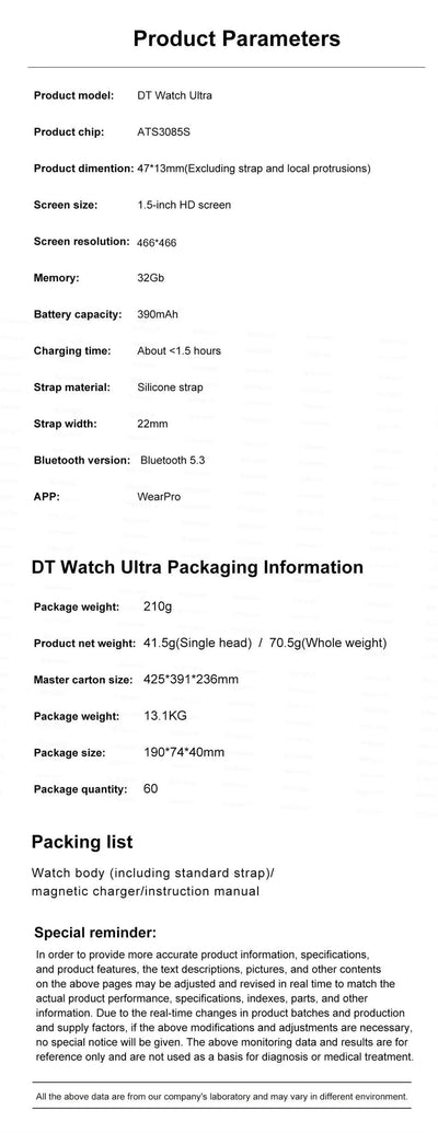 2025New Galaxy Watch 7 Ultra Smart Watch Men 32GB Memory GPS NFC AMOLED Screen Fitness Tracker Health Smartwatches For Samsung