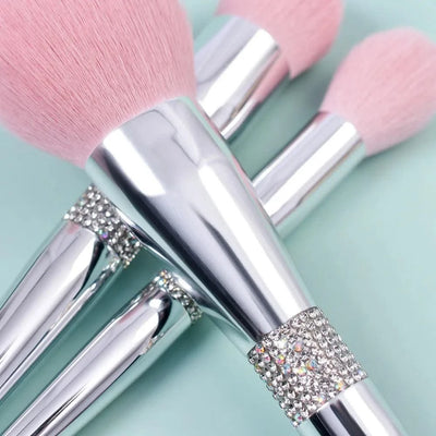 Makeup Brushes Set Private Label Pink Synthetic Hair Foundation Powder Contour Eyeshadow Make up Brushes