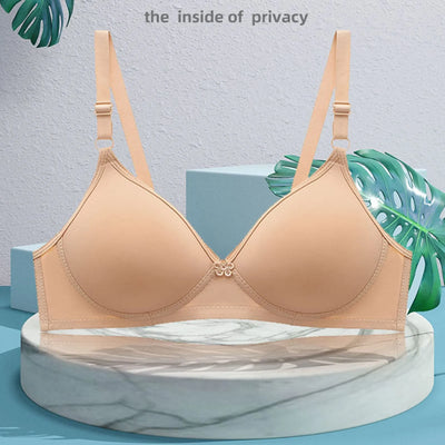 Women Seamless Bra Sexy No Wire Push Up Underwear Girls Students Breathable Thin 10 Colors Bras Female's Bra Breathable Gathered