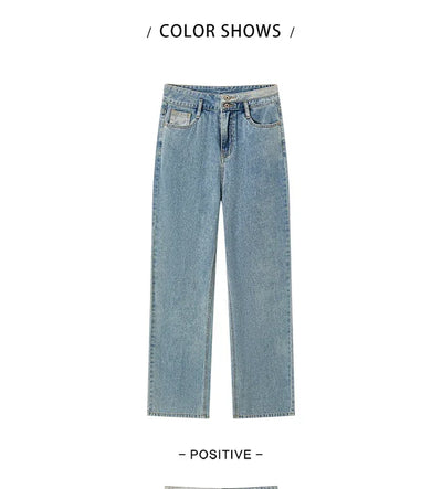 Semir 2025 Women Jeans Autumn New High-waisted Wide-leg Pants All-match Trousers for Women