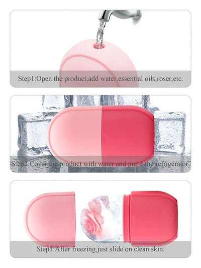 Silicone Ice Cube Trays Beauty Lifting Ice Ball Face Massager Contouring Eye Roller Facial Treatment Reduce Acne Skin Care Tool