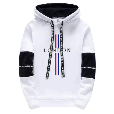 Men's Hooded Sweatshirts Sweatpants London Fashion Hoodie Streetwear Male All Seasond Daily Casual Sport Streetwear Tracksuit