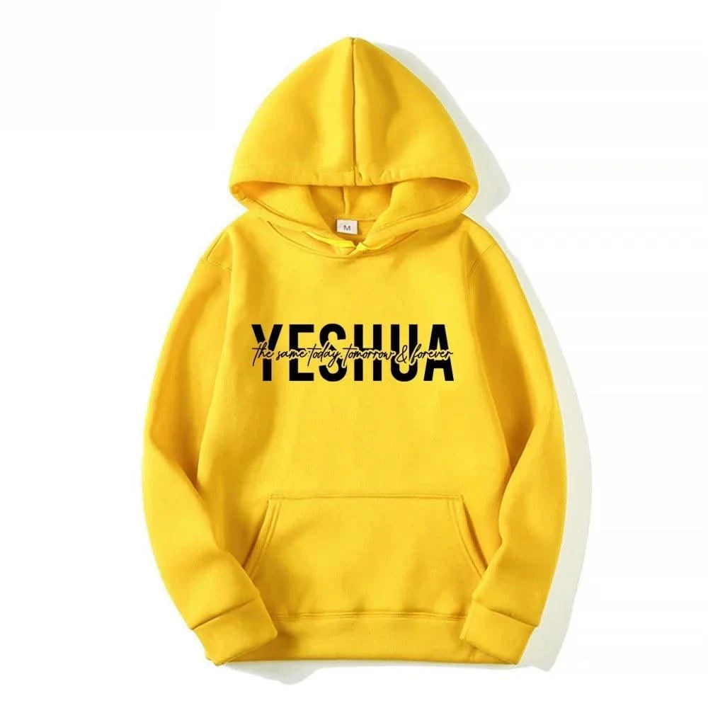 Yeshua - Women's Christian hooded sweatshirt religious hoodie with biblical scriptures gift of faith clothing of Jesus