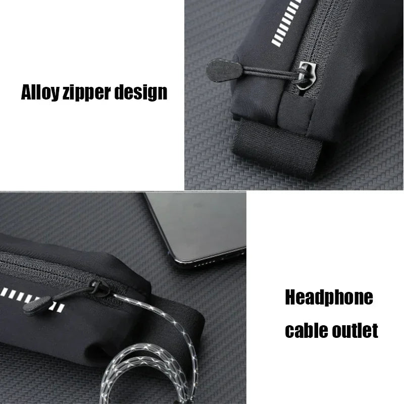 Men Women Waistbag Marathon Running Outdoor Riding Fitness Waterproof Phone Sport Male Female Belt Waist Bags  Sport Accessories