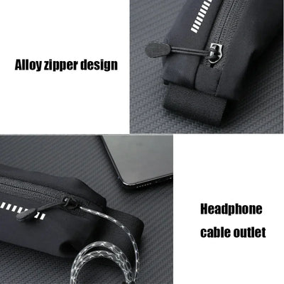 Men Women Waistbag Marathon Running Outdoor Riding Fitness Waterproof Phone Sport Male Female Belt Waist Bags  Sport Accessories
