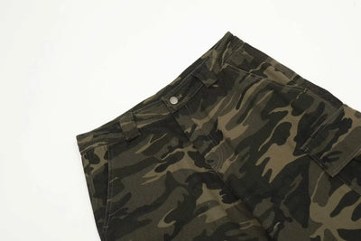 Simple Straight Trousers for Men Camouflage Pants New Casual Pants Man Lazy Comfortable New Literature and Art Trend