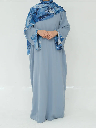 Muslim Maxi Dresses for Women Abaya Jalabiya Split Sleeve Eid Ramadan Morocco Dubai Kaftan Islam Vestidos Arab Long Robe 2025