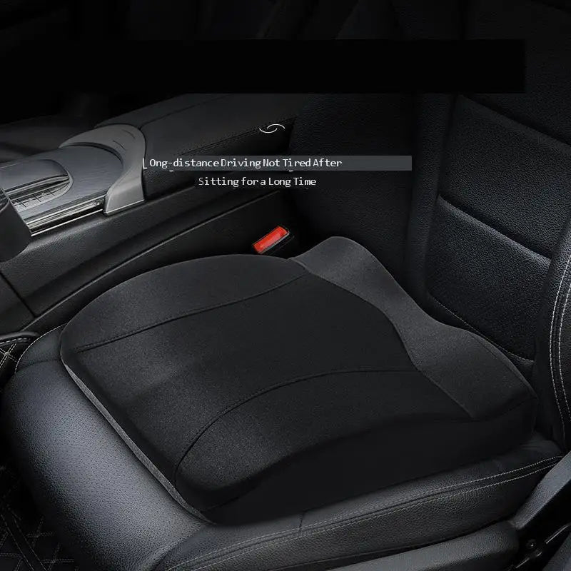 Car Booster Seat Cushion For Driver Hip Pain Raised Memory Foam Height Seat Protector Washable Cover For Short People Pad Mats