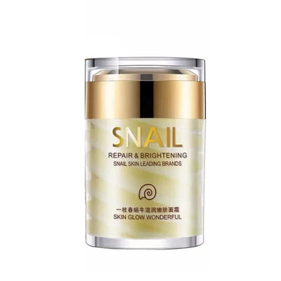 Snail Face Cream 24K Gold Snail Serum Improve Dry Rough Skin Anti-Wrinkle Whitening Moisturizing Facial Essence Skin Care