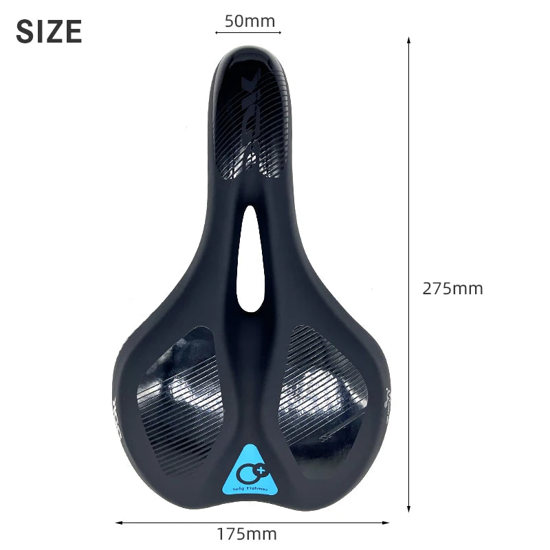 Bicycle Saddles Comfortable Cushion Bike MTB Saddle Ergonomic Design Steel Bow E-bike Seat Hollow