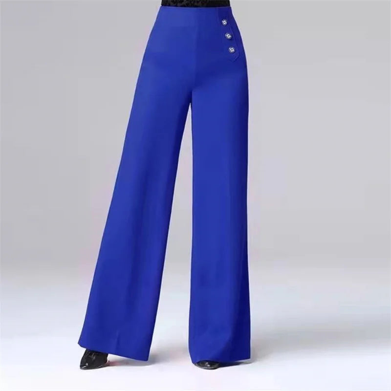 Women Wide Leg Pants 2023 Spring Summer Solid High Waist Long Casual Pants Korean Loose Dance Female Trousers Women's Clothing
