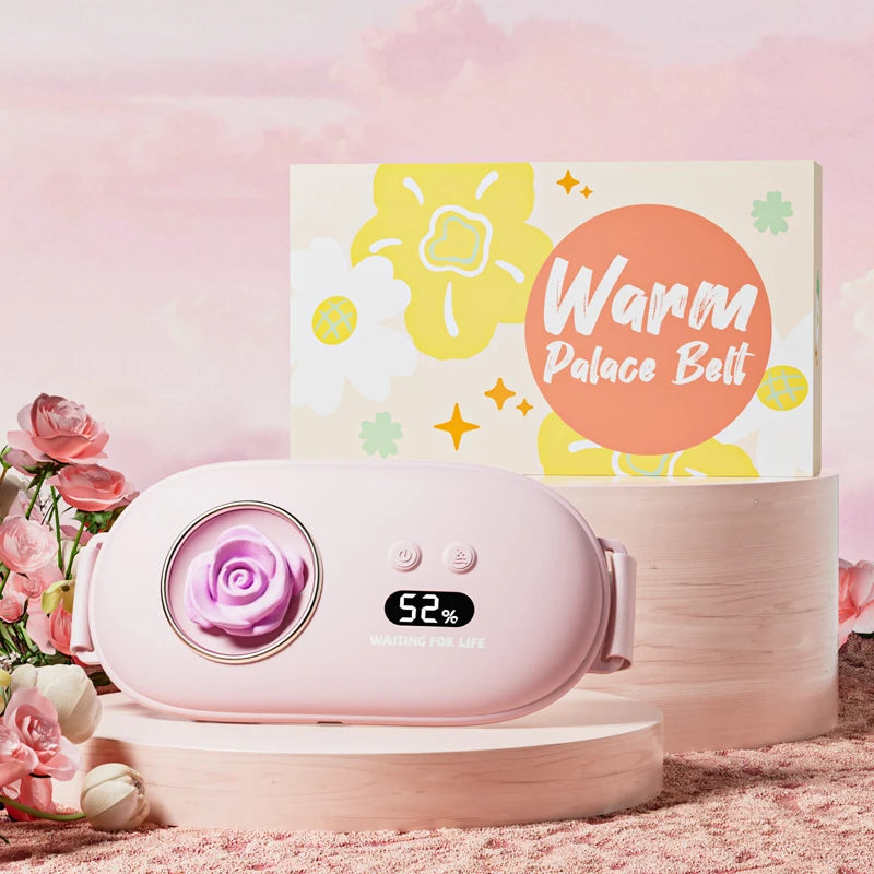 Women's uterus warming device+waist massager, warming the abdomen and relaxing the waist, understanding your gentle care