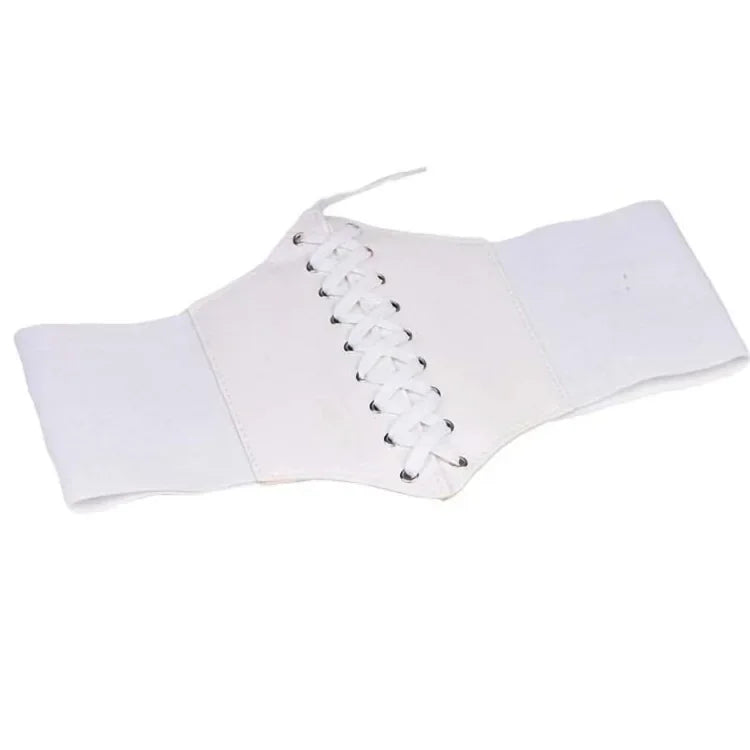Fashion Corset Wide Belts Faux Leather Slimming Body Shaping Girdle Belt for Women Elastic Tight High Waist for Daily Wear