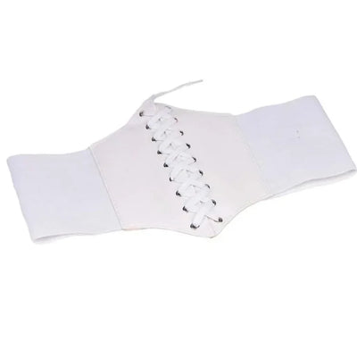 Fashion Corset Wide Belts Faux Leather Slimming Body Shaping Girdle Belt for Women Elastic Tight High Waist for Daily Wear