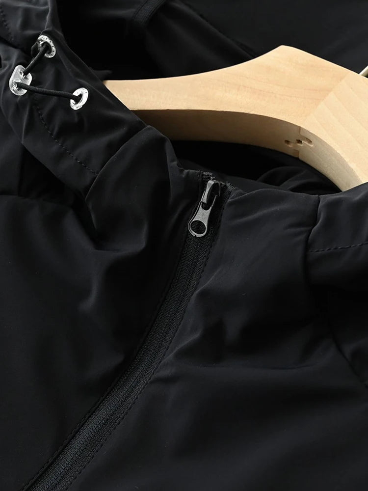 Men Summer Jacket UPF50+ UV Blocking Skin Coats Nylon/Spandex Breathable Quick Dry Light&Thin Sun Protection Hooded Windbreakers