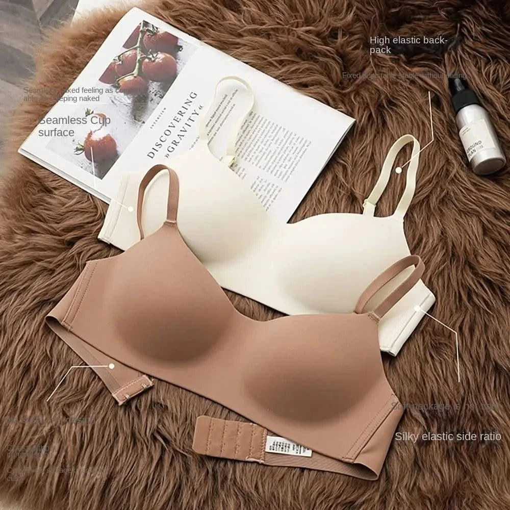 Wireless One-piece Underwear for Women Anti-sagging Comfort Push Up Bras for Women Seamless Back Smoothing Bras for Women Women