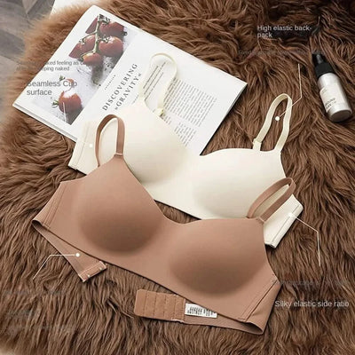 Wireless One-piece Underwear for Women Anti-sagging Comfort Push Up Bras for Women Seamless Back Smoothing Bras for Women Women