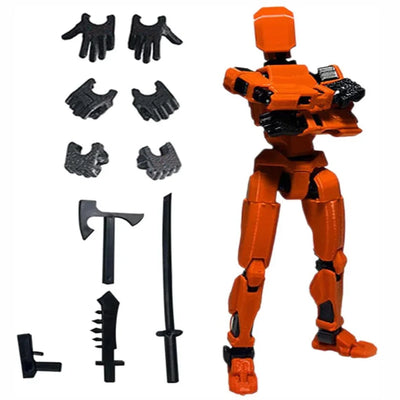 Multi-Jointed Movable Shapeshift Robot 3.0 3D Printed Mannequin Dummy 13 Action Figures Toys Kids Adults Parent-children Games