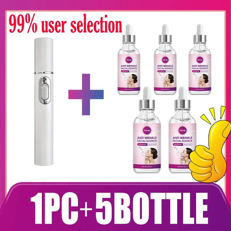 Electronic anti-wrinkle stretching whitening portable beauty care equipment for women and man