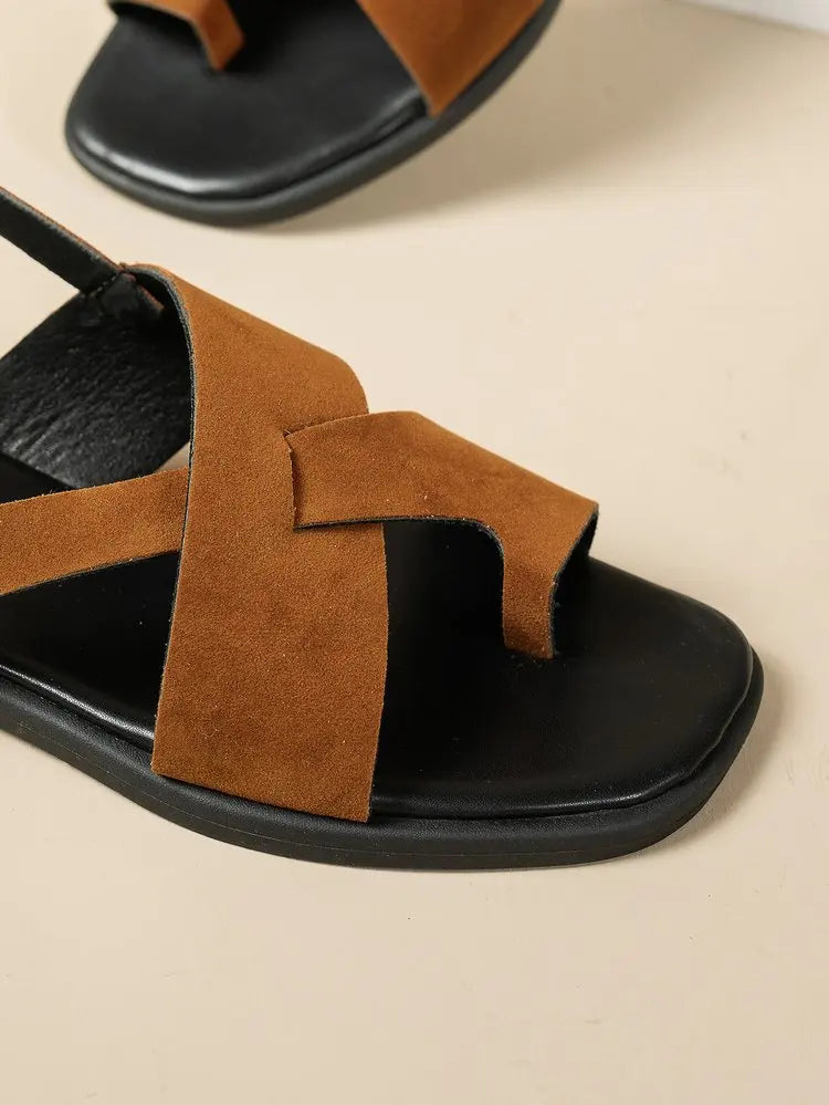 Women's Sandals 2025 New Flat Heels Sandals For Summer Shoes Woman Flip Flops Soft Bottom Beach Summer Footwear Sandalias Mujer