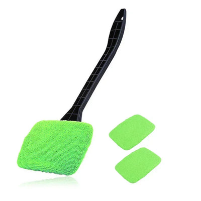 Car Window Cleaning Brush Windshield Wash Tool Inside Interior Long Handle Cleaner Brush Kit Wash Tools for Auto Accessories