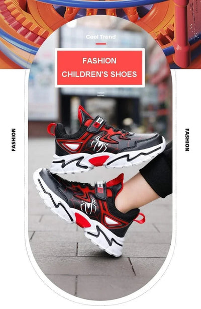 Children Boys Shoes School Sports Fashion Leather For Kids Tennis Casual Sneakers Children's Boy Running 7-12 Years Walking Shoe