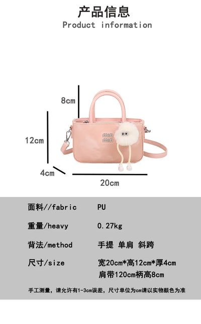 2025 New Women's Luxury Handbag Designer Small Square Purse Fashion Top Handle Crossbody Bag Elegant Shoulder Bag Trendy Clutch