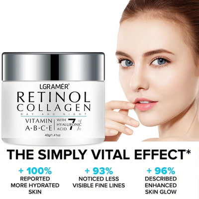 Retinol Wrinkle Remover Face Cream Firming Lifting Anti Aging Fade Fine Lines Moisturizing Whitening Repair Skin Care Cosmetics
