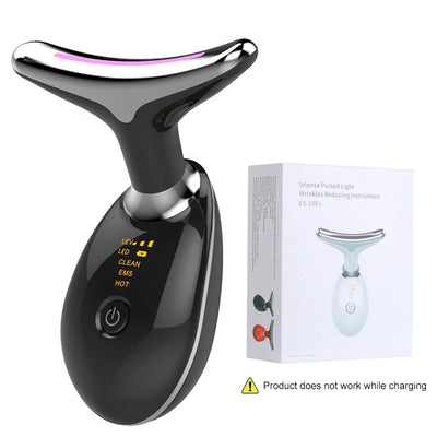 New 3 Colors Neck Face Beauty Device Facial Lifting Machine Skin Tighten Reduce Double Chin Anti Wrinkle Remove Lifting Massager