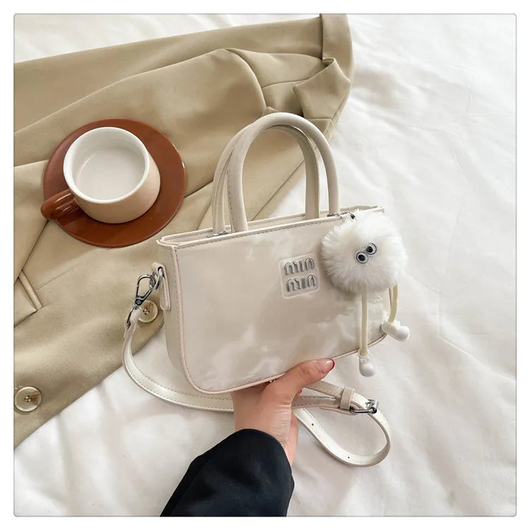 2025 New Women's Luxury Handbag Designer Small Square Purse Fashion Top Handle Crossbody Bag Elegant Shoulder Bag Trendy Clutch