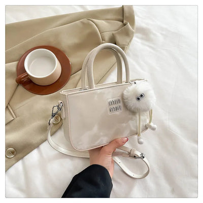 2025 New Women's Luxury Handbag Designer Small Square Purse Fashion Top Handle Crossbody Bag Elegant Shoulder Bag Trendy Clutch