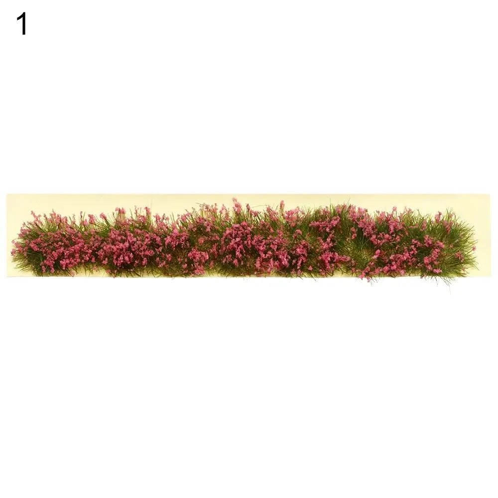 DIY Miniature Garden Decor Durable Static Scenery Model Landscape Wargame Grass Tufts Building Layout Sand Table Flower Cluster