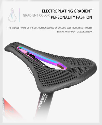 MTB Road Bike Accessories Parts Bicycle Seat Seat Bench Honeycomb 3D Breathable Lightweight Strong Durable Wear-resistant Saddle