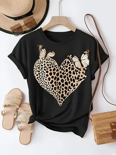 Women'S T-Shirts T-Shirts Women Comfortable And Relaxed Clothes Round Neck Suitable for All Seasons Elegant And Casual Tops