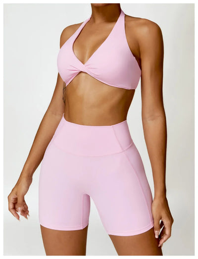 Women Seamless Yoga Set 2PCS Gym Workout Clothes for Female Push Up Bra High Waist Leggings Sexy Fitness Sportswear Sports Suits