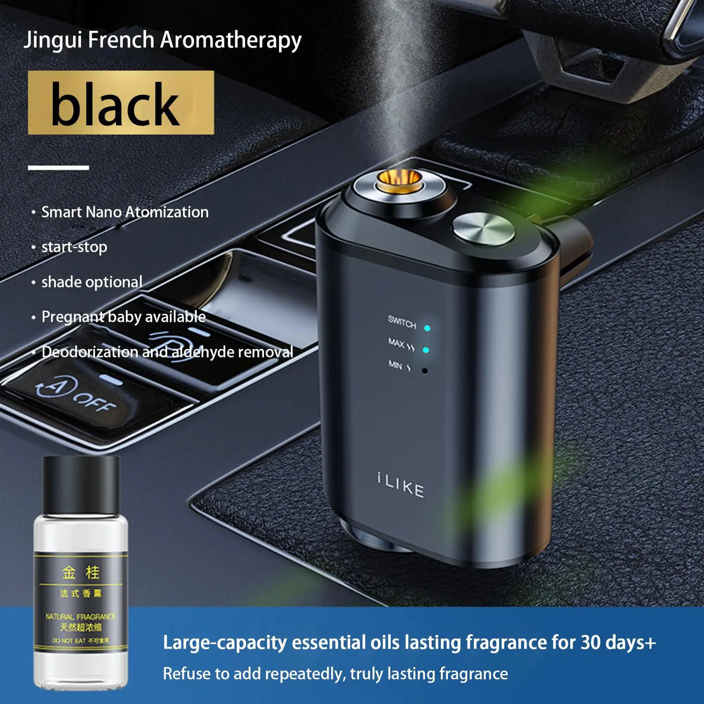 For Car Universal Automatic Air Diffuser Aroma Car Air Vent Humidifier For Car Interior Accessories Aromatherapy Scent Air Refre