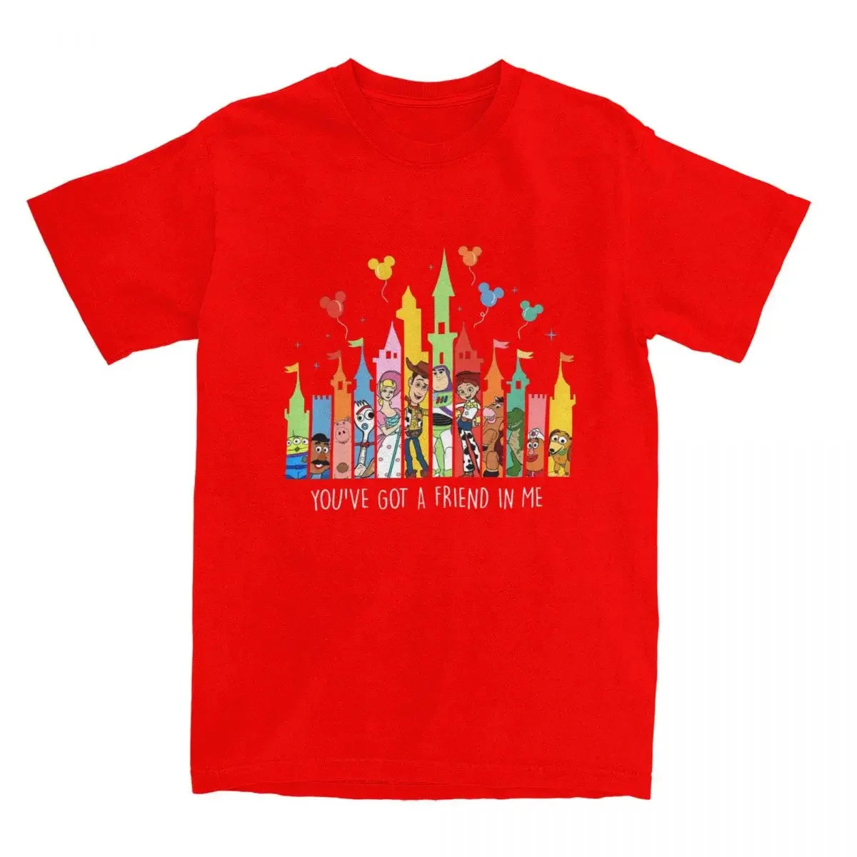 Toy Story Friends Men Women T Shirts Accessories Vintage Tees T-Shirt Cotton Christmas Present Clothing
