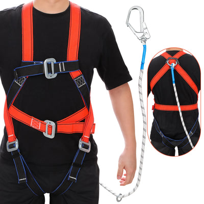 Professional Safety Harnesses Fall Protection Durable Fibre Material for Hiking Camping Adventure Tool Security Protection