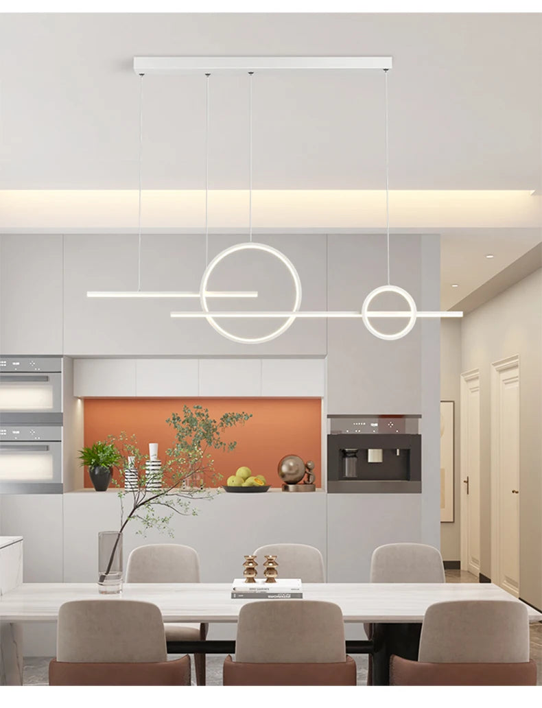 dining room LED Pendant Lights Minimalist Modern Lamp home decor Room lustre Bar Counter Dining Table Lights Lighting Fixtures